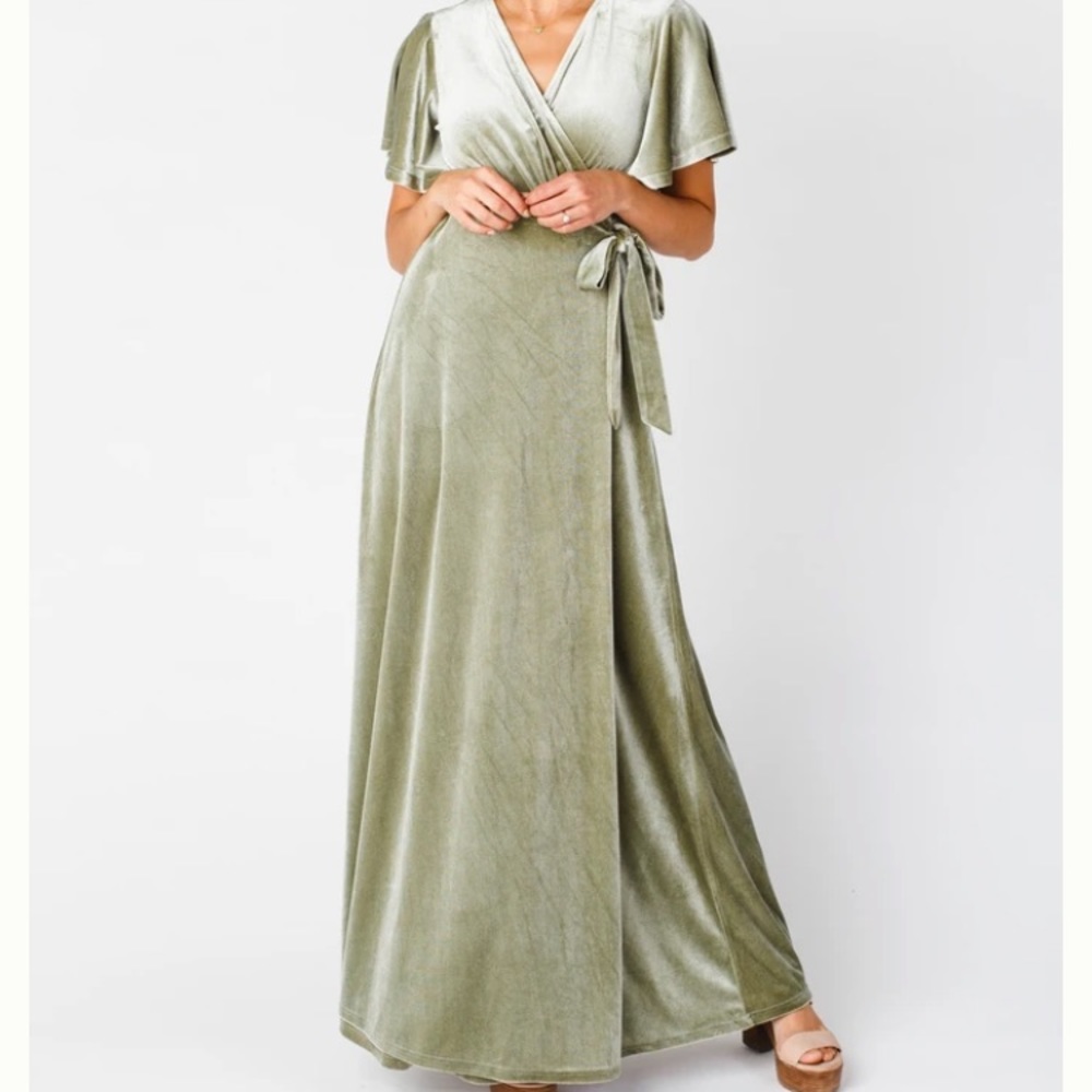 NWT Roolee Sage Green Dress